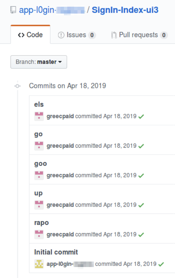 User greecpaid made commits to multiple files in GitHub repository