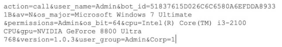 Decrypted traffic to PsiXBot C&C infrastructure