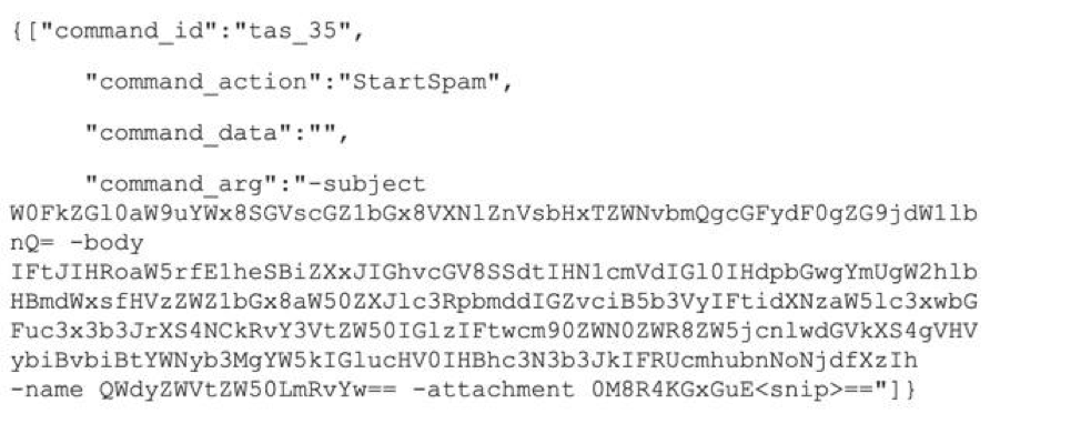 Configuration details retrieved from PsiXBot C&C infrastructure