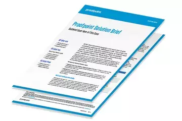 Proofpoint Solution Brief Cover