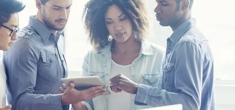 Colleagues Discuss Advanced Email Security