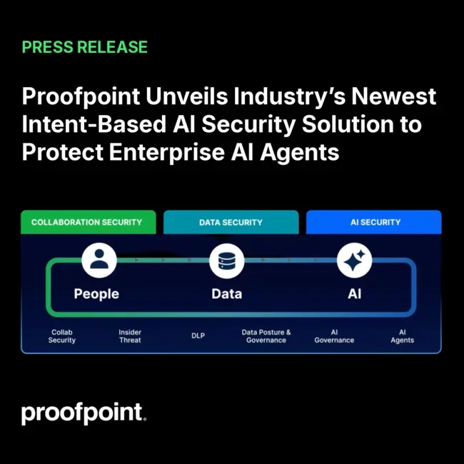 プルーフポイント、企業のAIエージェントを保護するインテント認識型AIセキュリティソリューションを発表