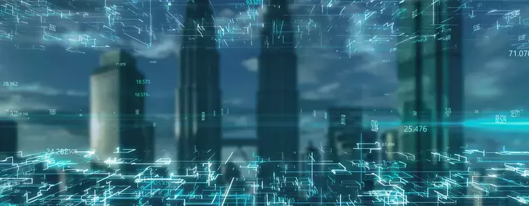 Abstract city