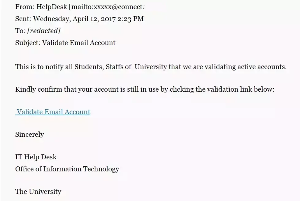 Malicious web links